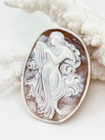 CASSIS MADAGASCARIENSIS - Cameo - Handgesneden camee