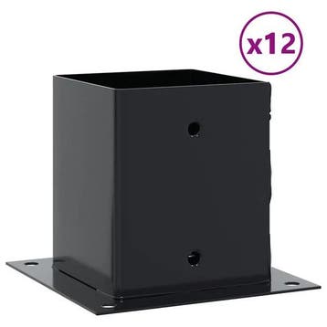 12x Paalvoet Antraciet | Retour deal | Ruim 50% voordeliger, Verzenden, Zo goed als nieuw, Minder dan 180 cm, Overige typen