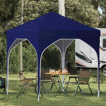 vidaXL Pop-up Feesttent 194 x 194 x 245 cm Blauw, Verzenden, Nieuw