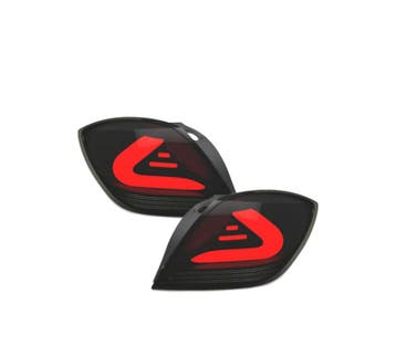 FEUX ARRIÈRE POUR OPEL ASTRA GTC 05-10 3P FULL LED NOIR FUMÉ, Autos : Pièces & Accessoires, Verzenden