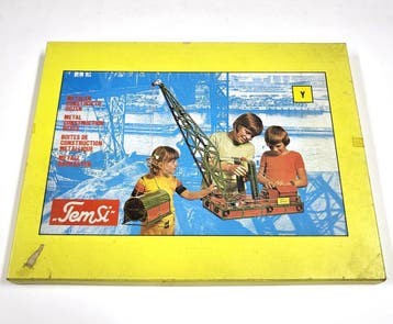 Vintage Temsi metalen constructiedoos, Kinderen en Baby's, Verzenden, Nieuw