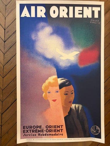 Paul Colin - Air Orient — Paul Colin — 1992, 100 × 62 cm -