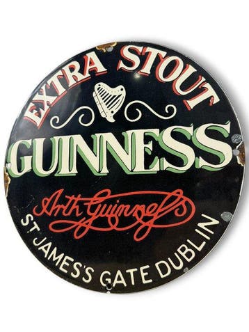 Guinness - Emaille plaat - Emaille