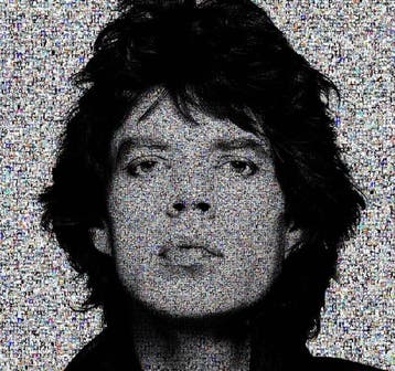 David Law (1967) - Crypto Mick Jagger-NYC-1989 - Format XL