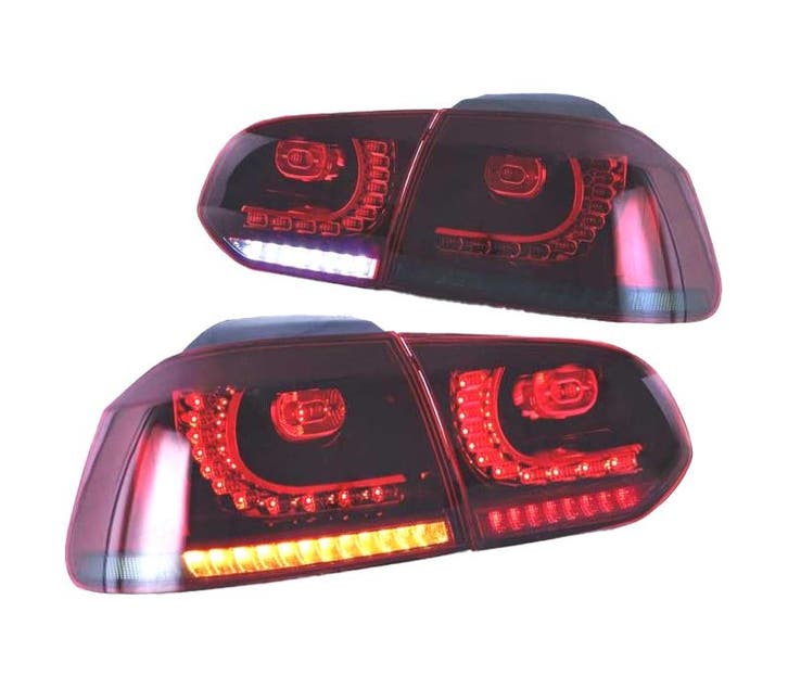 FEUX ARRIÈRE VOLKSWAGEN VW GOLF 6 FULL LED ROUGE FUMÉ, Autos : Pièces & Accessoires, Éclairage, Envoi