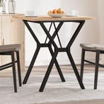 vidaXL Eettafel Y-frame 70x70x75,5 cm massief grenenhout en, Verzenden, Nieuw