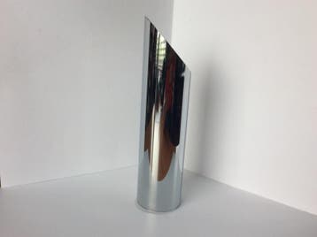 2 inch chroom schuin eindsierstuk, Ophalen of Verzenden