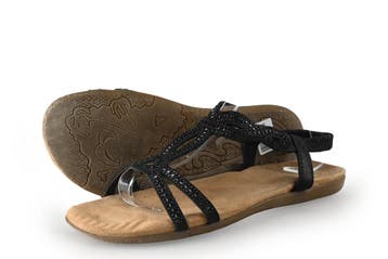 Goretex Sandalen in maat 40 Zwart, Verzenden, Zwart, Sandalen of Muiltjes, Zo goed als nieuw