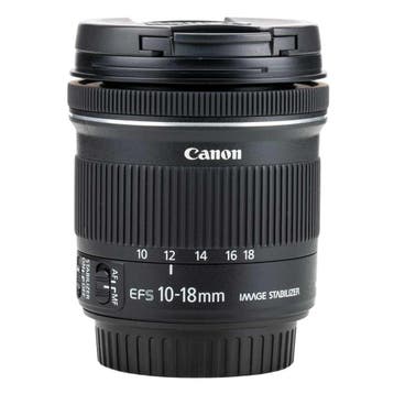 Canon EF-S 10-18mm f/4.5-5.6 IS STM met garantie, Ophalen of Verzenden, Gebruikt
