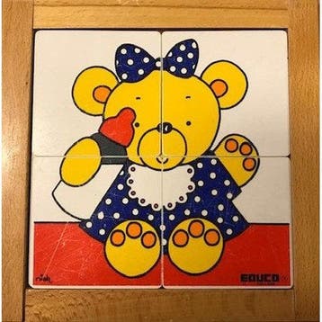 Educo puzzel Meisjes beer (zie omschrijving), Verzenden, Nieuw