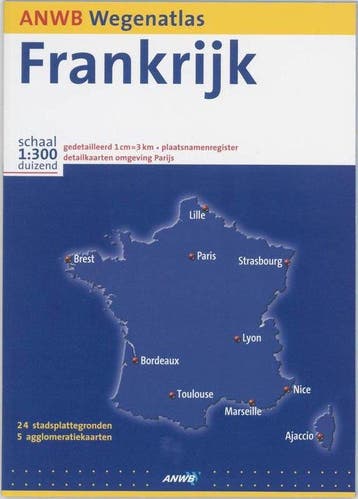 Anwb Wegenatlas Frankrijk 1:300.000, Boeken, Verzenden, Nieuw