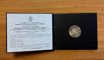 San Marino. Commemorative coin 1975-1980 (7 set) (Zonder
