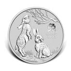 1 kilogram zilveren Lunar III Year of the Rabbit 2023