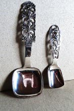 Cuillère (2) - Argent 830 - Cuillères de Norvège et