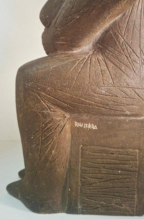 Juliá Rui i Serra (1921-2006) - Maternidad (Virgen con el, Antiek en Kunst, Kunst | Designobjecten