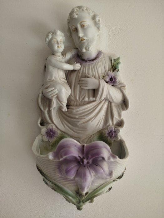 Wijwatervat - 1850-1900 - 25 cm, Antiquités & Art, Art | Art non-occidental