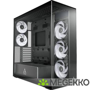 ARCTIC Xtender Black (Clear Glass) Black, Computers en Software, Computerbehuizingen, Verzenden, Nieuw
