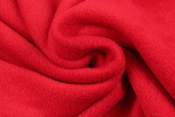 10 meter fleece stof rood - Anti Pilling Fleece, Verzenden, 120 cm of meer, Polyester, Rood
