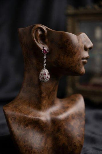 Zonder minimumprijs - Oorbellen Zilver - 2.60ct. tw. Robijn, Handtassen en Accessoires, Oorbellen, Nieuw