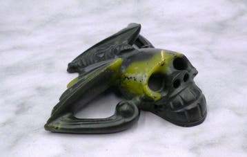 sculptuur, Hongshan Cultuur Alien achtige Vleermuis Schedel