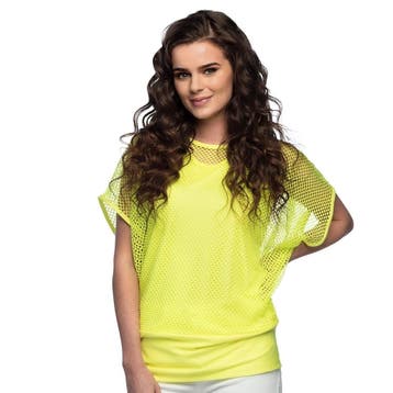Visnet Shirt Geel Dames M/L, Verzenden