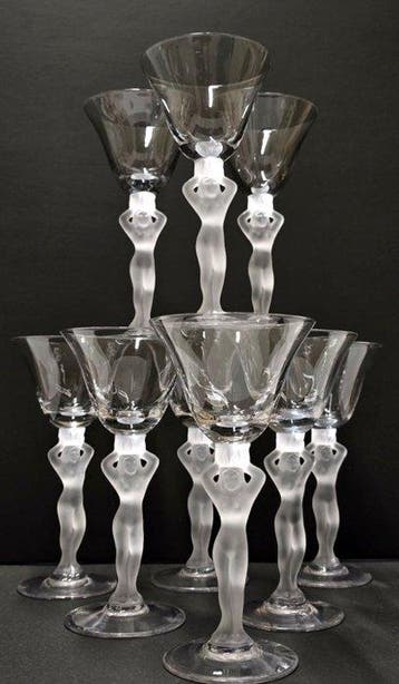 Bayel - Drinkservies - Venus - cristal bayel - 9 gesigneerde