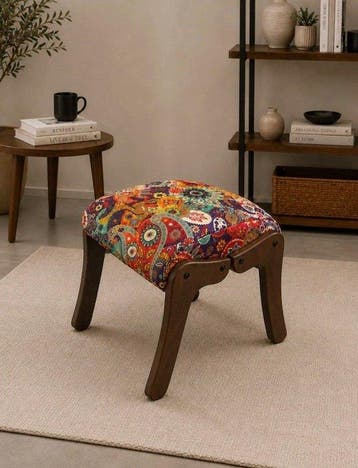 Pouf - Hêtre - Pouf de haute qualité et robuste