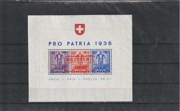 Zwitserland 1934/1962 - Alle blokuitgiften uit deze periode, Gestempeld