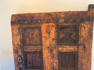 Casbah deur - Hout - Marokko - 19e - vroeg 20e eeuw