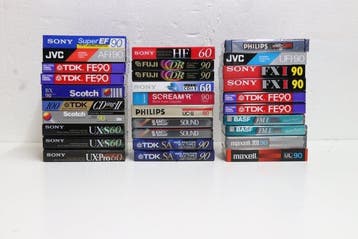 Scotch Tdk Maxell Philips Sony Jvc Basf - Scotch Tdk Maxell, Nieuw