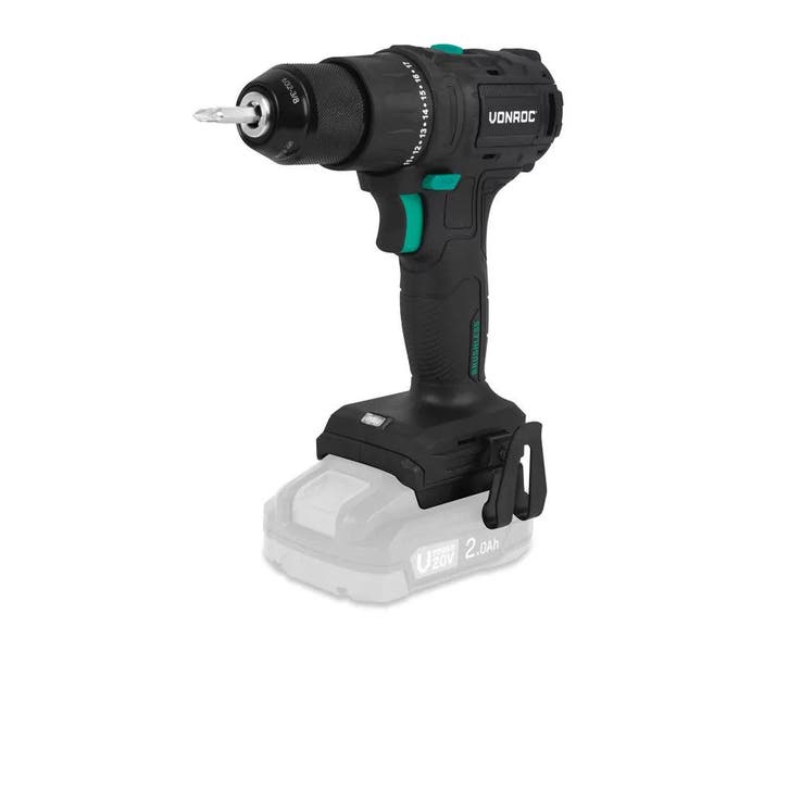 2dekans | VONROC PRO Accuboormachine 20V – 40 Nm – Brushless, Doe-het-zelf en Bouw, Gereedschap | Boormachines, Ophalen of Verzenden