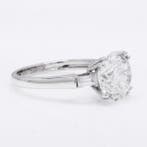 Zonder minimumprijs - Ring - 14 karaat Witgoud - 4.07ct. tw., Nieuw