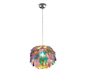 Trio CLOVER hanglamp | E27 Fitting | chroom met transparent, Verzenden, Nieuw