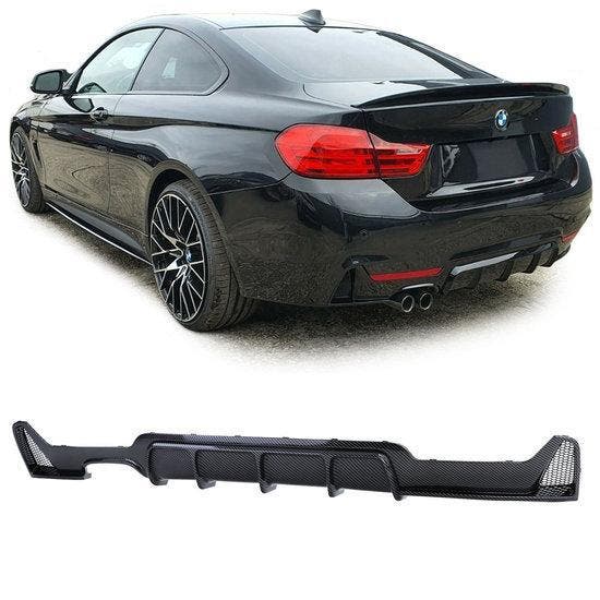 Performance Carbon Look Diffuser M Pak BMW F32 F33 F36 B1423, Autos : Pièces & Accessoires, Carrosserie & Tôlerie