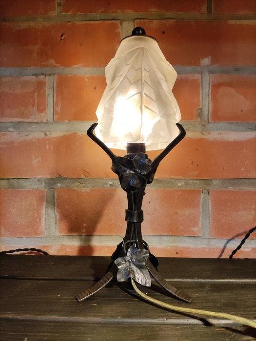 Degué - David Guéron - Lampe - Marron - Fer forgé - Marons, Antiquités & Art, Art | Objets design