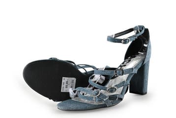 Sacha Sandalen in maat 42 Blauw, Kleding | Dames, Schoenen, Sandalen of Muiltjes, Zo goed als nieuw, Sacha, Verzenden