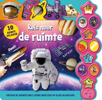 Reis naar de ruimte - geluidenboek 10 ruimtegeluiden (Goed), Verzenden, Nieuw