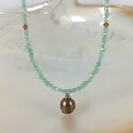 Zonder minimumprijs - Halsketting Zilver Parel - Hessoniet -, Nieuw