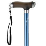 MultiMotion wandelstok met zacht siliconen handvat - Blauw, Ophalen of Verzenden, Nieuw