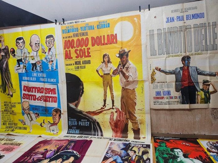 Jp Belmondo,lino ventura,michel simon,les charlot,robert, Collections, Cinéma & Télévision