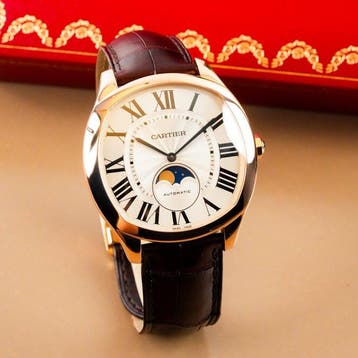 Cartier - Drive de Cartier 18k Rose Gold Moonphase -, Nieuw