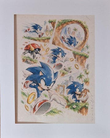 Emma Wildfang - Sonic - Series -ICONIC PANELS, Consoles de jeu & Jeux vidéo
