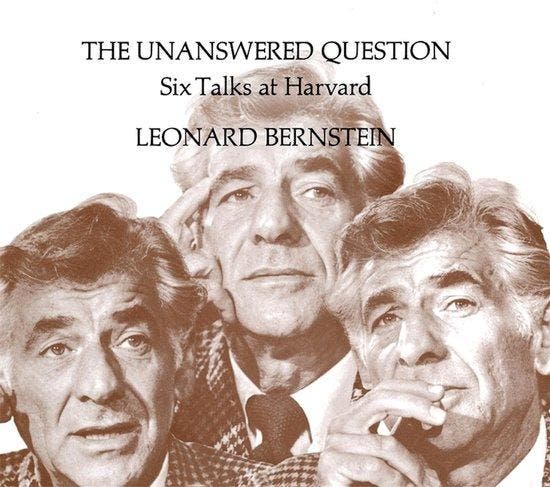 The Unanswered Question 9780674920019 Leonard Bernstein, Boeken, Taal | Engels, Gelezen, Verzenden