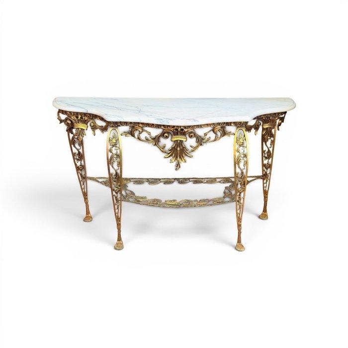 Console - Marbre, Bronze, Antiquités & Art, Antiquités | Autres Antiquités