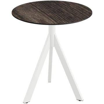 Inklapbare Tafel | INFINITY | HPL/RVS | Houtlook Blad | Wit, Verzenden