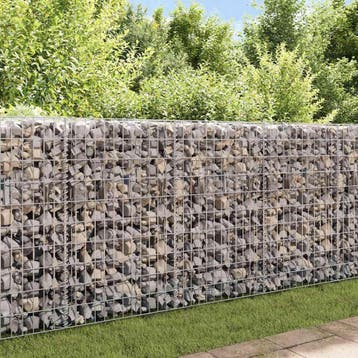 vidaXL Gabion mand 120x30x50 cm gegalvaniseerd staal, Verzenden