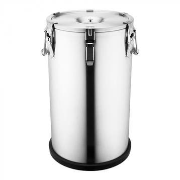 Gamel dubbelwandig RVS 35L |  Ø30x52(h)cm EMGA, Verzenden