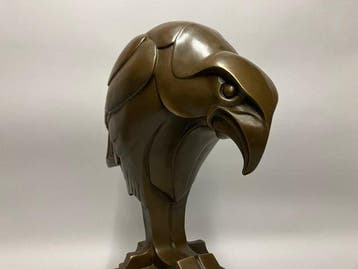sculptuur, Adelaar in Art Deco stijl - naar Johan Coenraad