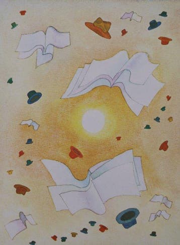 Jean-Michel Folon (1934-2005) - Le journal volant