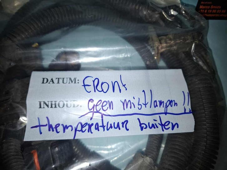 KABELBOOM FRONT volkswagen TRANSPORTER T5 ZONDER MISTLAMP..., Auto-onderdelen, Elektronica en Kabels, Gebruikt, Volkswagen, Ophalen of Verzenden